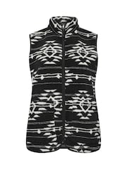 Yours Curve Black Black Fleece Gilets 2 Pack - Image 7 of 8