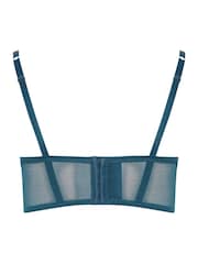 Yours Curve Green Lauren Iridescent Long Line Bra - Image 6 of 6