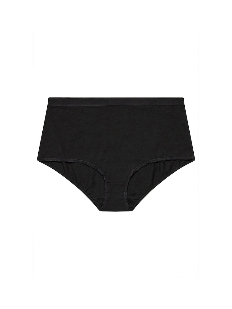 Yours Curve Red Stretch Animal Print Stars Full Briefs 5 Pack - Image 8 of 8