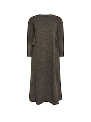Yours Curve Brown Limited Collection Marl Maxi Dress - Image 5 of 5