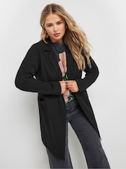 Yours Curve Black Casual Blazer - Image 1 of 5