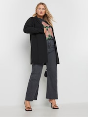 Yours Curve Black Casual Blazer - Image 2 of 5