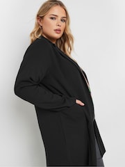 Yours Curve Black Casual Blazer - Image 4 of 5