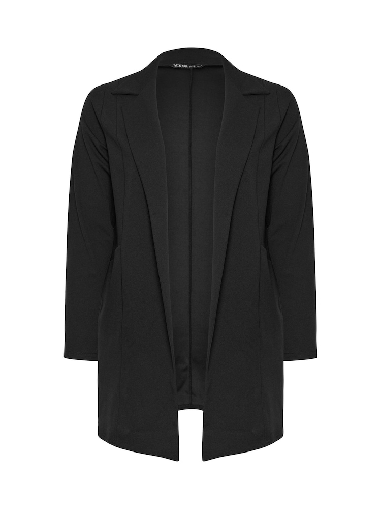 Yours Curve Black Casual Blazer - Image 5 of 5