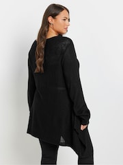 Yours Curve Asymmetrischer Longline-Strickpullover - Bild 2 von 9