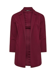 Yours Curve Red Casual Blazer - Image 6 of 6