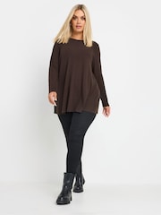 Yours Curve Brown Swing Top - Image 2 of 5