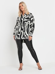 Yours Curve White Oversized Shirt - Image 2 of 5