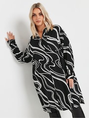 Yours Curve Langärmeliges Shirt (Longline) - Bild 7 von 11