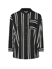 Yours Curve Black Oversized Shirt - Image 5 of 5