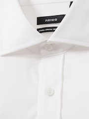 Reiss White Bishopsgate Cotton-Tencel Stretch Shirt - Image 7 of 7