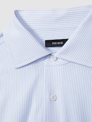 Хлопково-Blend рубашка в полоску Reiss Valdo - Изображение 6 из 6