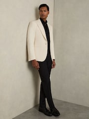 Reiss Black Storm Double Cuff Double-Cuff Two-Fold Cotton Shirt - Image 3 of 6