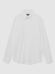 Reiss White Allora Regular-Fit Cotton Button-Down Shirt - Image 2 of 6