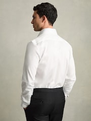 Reiss White Allora Regular-Fit Cotton Button-Down Shirt - Image 5 of 6