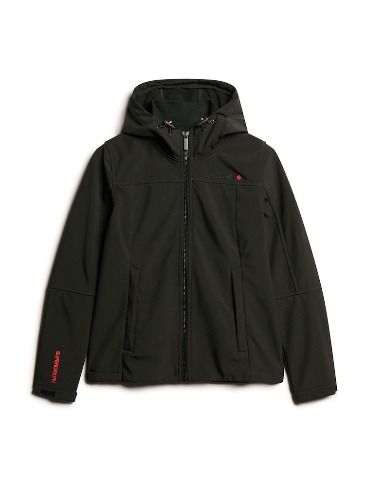 Superdry Black Hooded Classic Trekker Jacket - Image 4 of 6