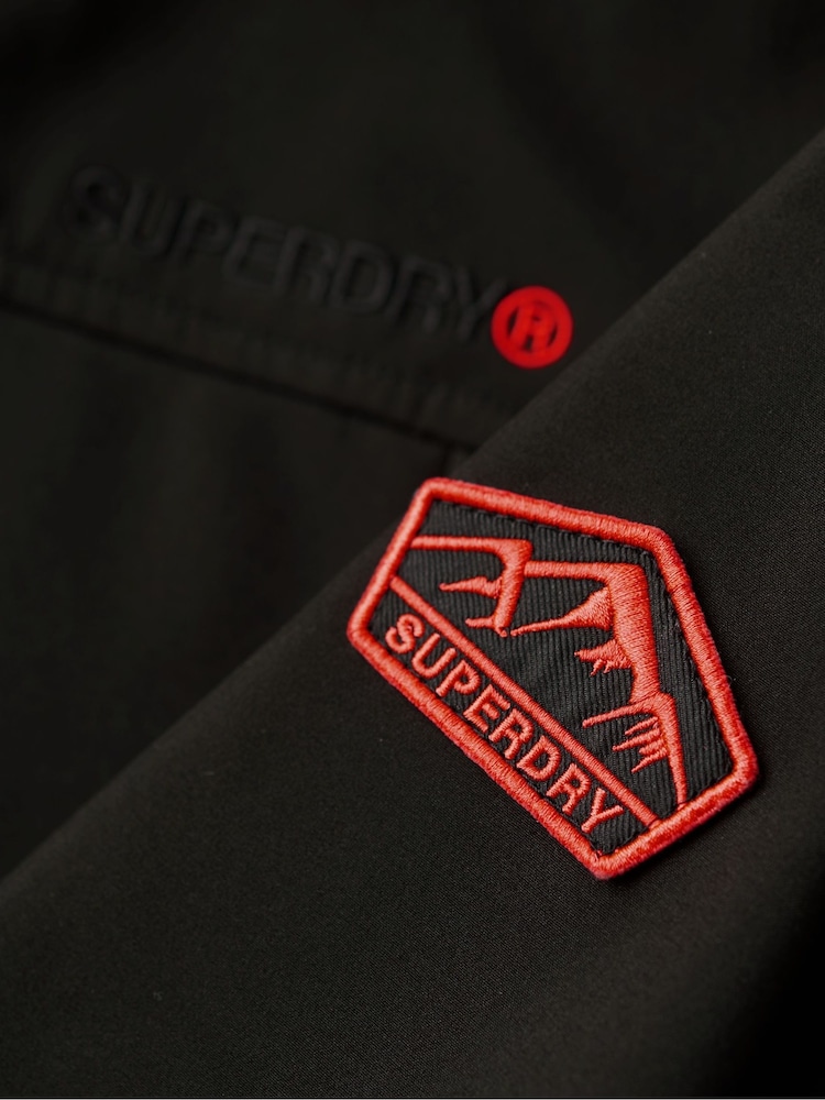 Superdry Black Hooded Classic Trekker Jacket - Image 5 of 6