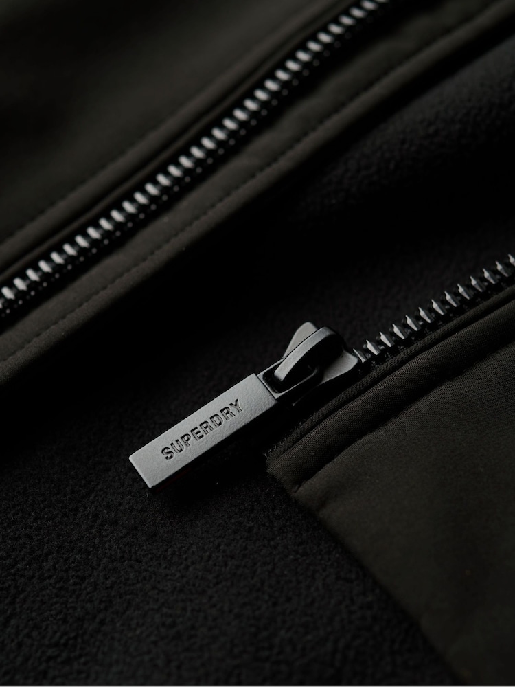 Superdry Black Hooded Classic Trekker Jacket - Image 6 of 6 Superdry Black Hooded Classic Trekker Jacket - Image 6 of 6