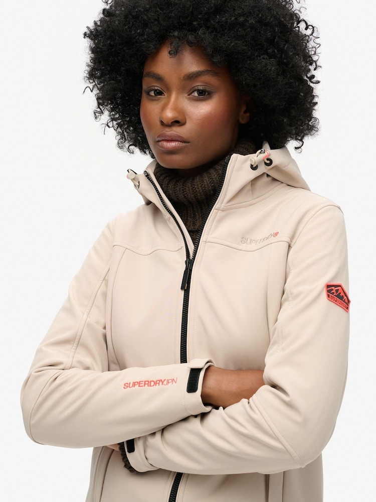 Superdry Nude Hooded Classic Trekker Jacket - Image 2 of 3
