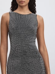 Good American Black Crystal Bodycon Dress - Image 3 of 5