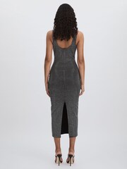 Good American Black Crystal Bodycon Dress - Image 4 of 5