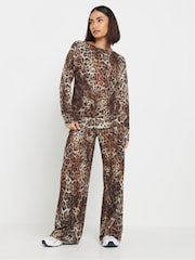 PixieGirl Petite Brown Soft Touch V-Neck Jumper - Image 2 of 5