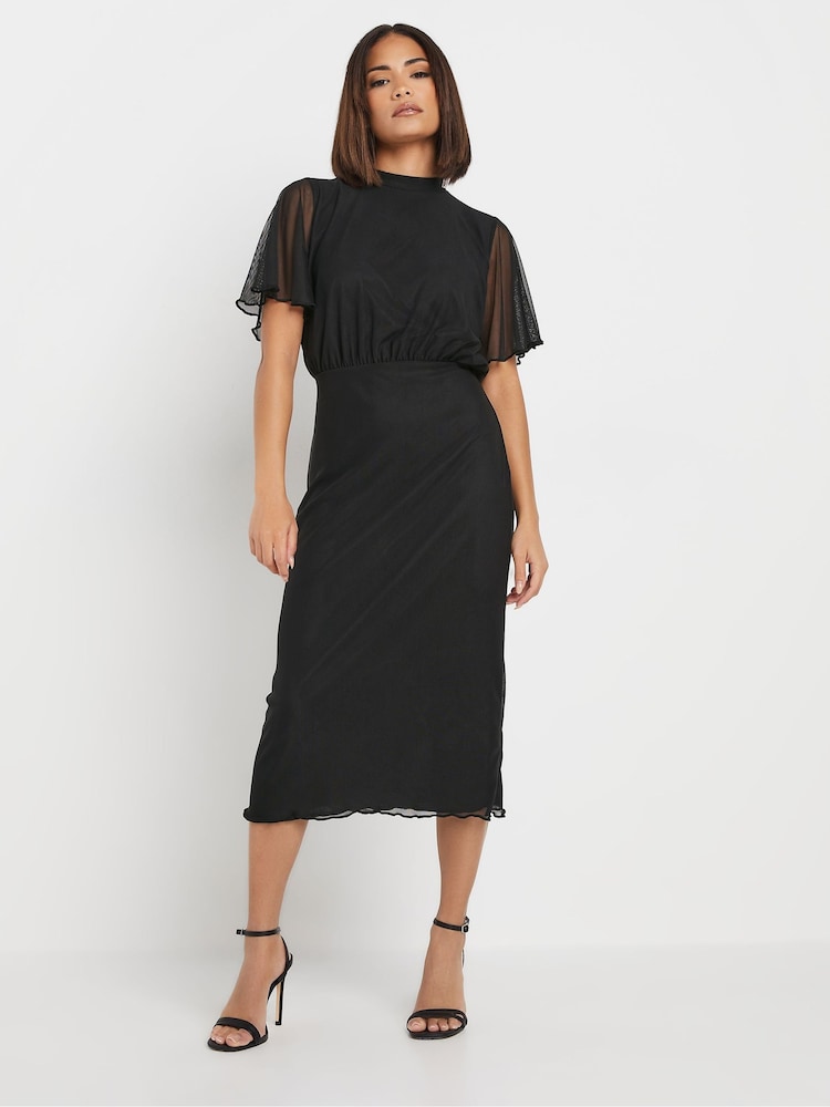 Rochie midi din plasă PixieGirl Petite - Image 4 of 5