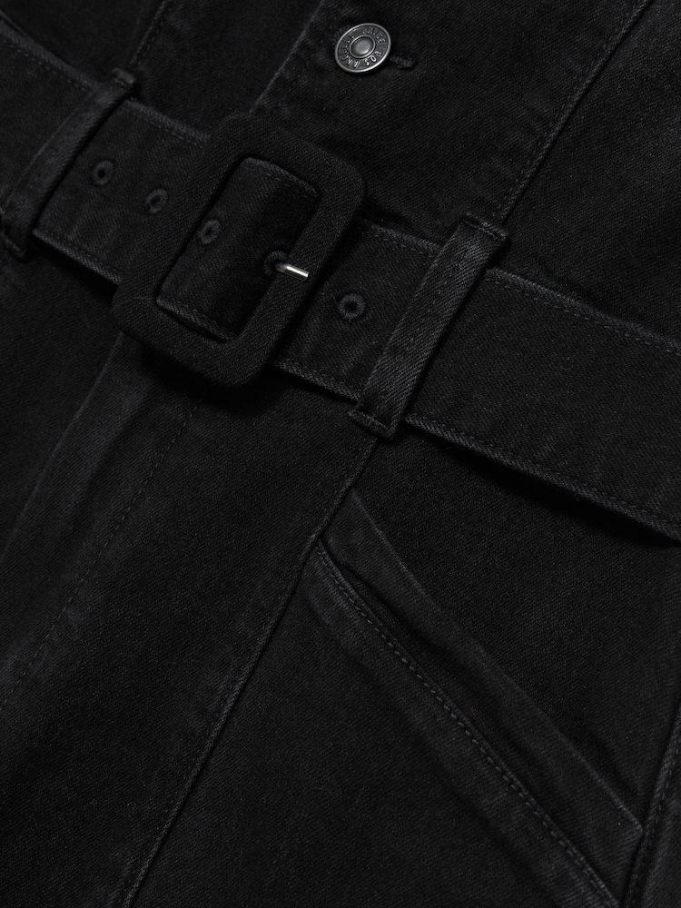 Paige Sleeveless Denim Jumpsuit - Image 7 of 7