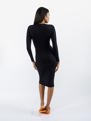 Juicy Couture Black Dizzie Midi Dress - Image 2 of 4