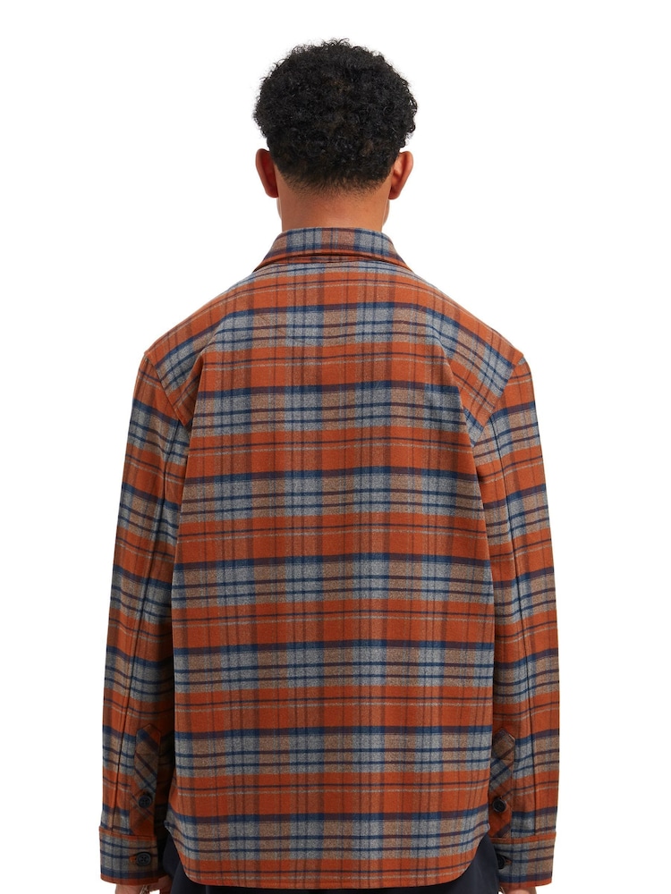 Sealskinz Orange Thrigby Checkered Buttoned Down Shirt - Image 2 of 6