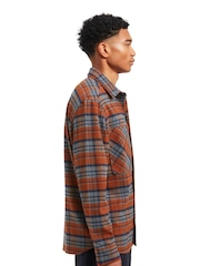 Sealskinz Orange Thrigby Checkered Buttoned Down Shirt - Image 3 of 6