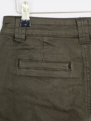 Lakeland Clothing Green Cotton Blend Cargo Jeans - Image 4 of 4