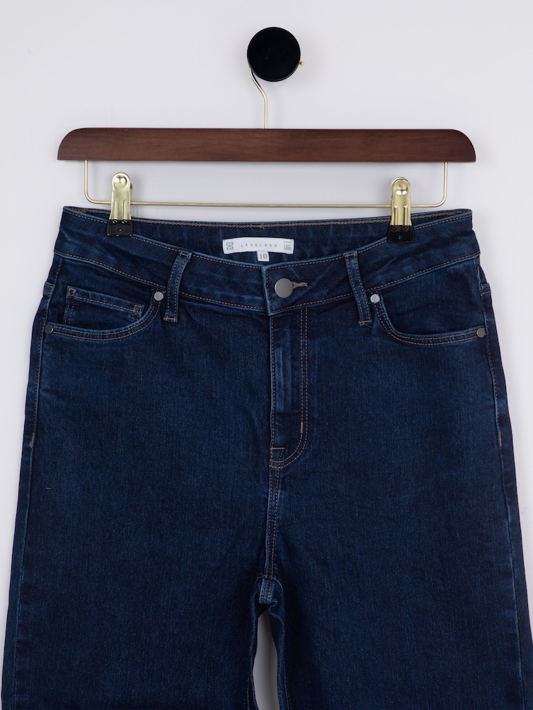 Lakeland Clothing Blue Classic Bootcut Jeans - Image 2 of 3