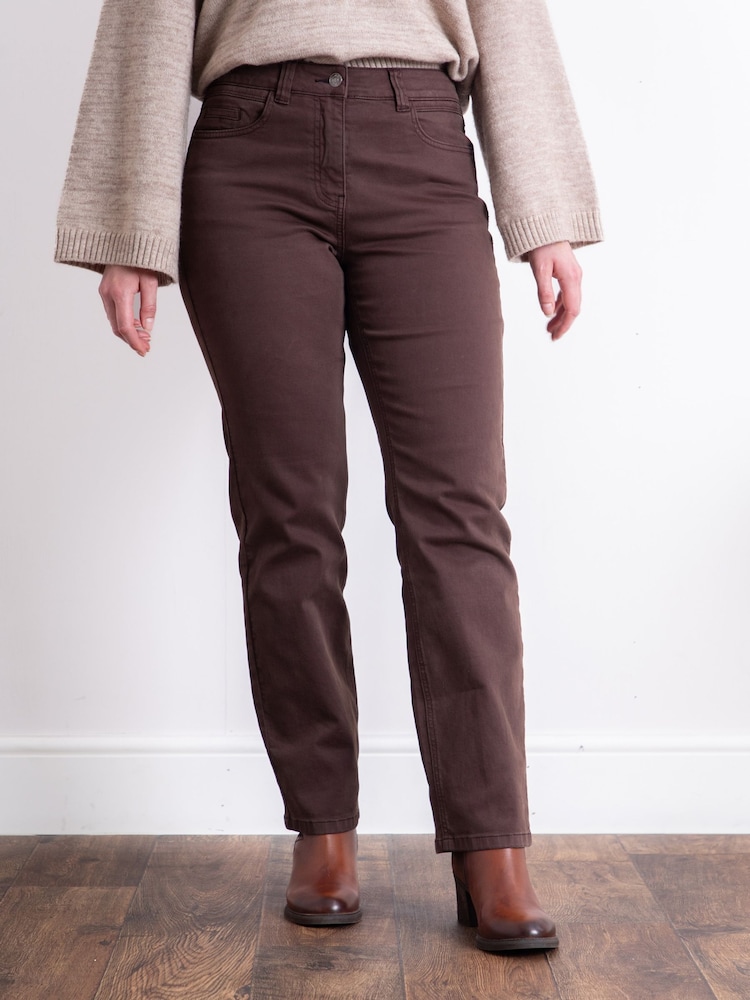 Lakeland Clothing Slim Fit Cotton Jeans - Image 1 of 4 Lakeland Clothing Slim Fit Cotton Jeans - Image 1 of 4