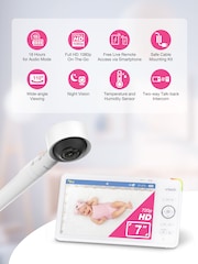 V-Tech RM7787HD 7" Full HD Over-The-Cot Monitor - Image 3 of 8