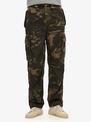 Superdry Green Baggy Parachute Joggers - Image 1 of 4