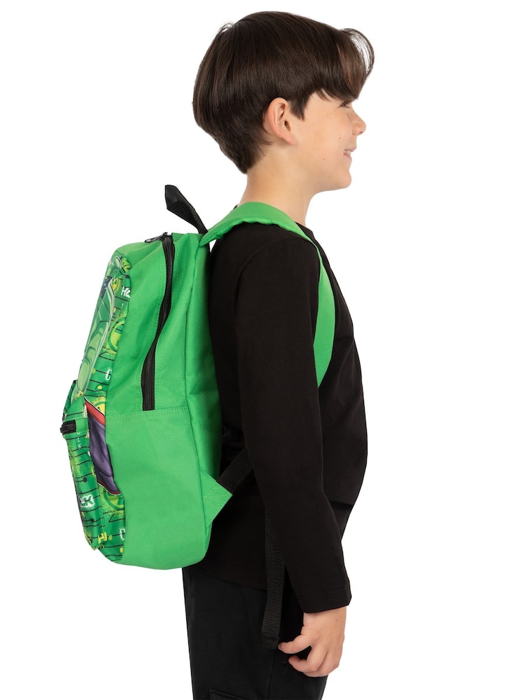 Character Green Marvel Hulk Backpack Lunch Bag And Water Bottle Set - Image 10 of 10
