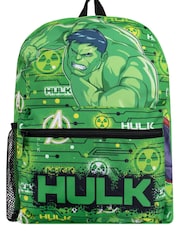 Character Green Marvel Hulk Backpack Lunch Bag And Water Bottle Set - Image 2 of 10