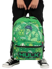 Character Green Marvel Hulk Backpack Lunch Bag And Water Bottle Set - Image 8 of 10