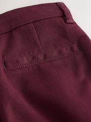 Burgundy Red Regular Fit Stretch Chino Trousers (3-17yrs) - Image 10 of 10