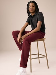 Burgundy Red Regular Fit Stretch Chino Trousers (3-17yrs) - Image 4 of 10