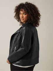 Evans PU Biker Black Jacket - Image 3 of 5