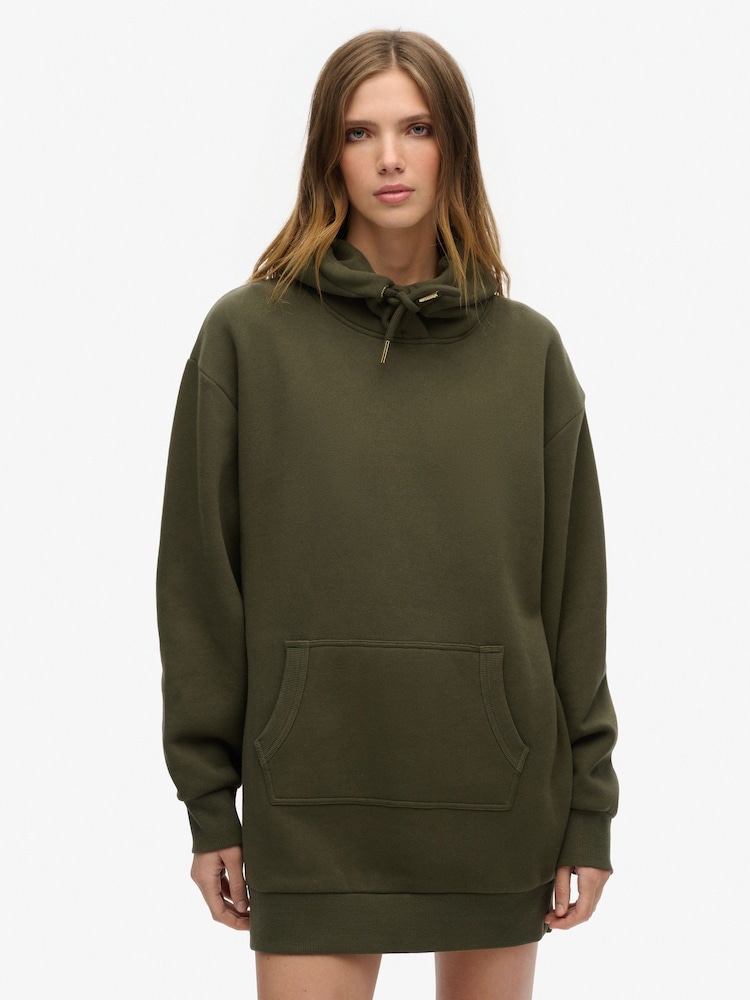 Superdry – Hoodie-Kleid mit strassverziertem Tattoo-Print - Bild 1 von 3 Superdry – Hoodie-Kleid mit strassverziertem Tattoo-Print - Bild 1 von 3