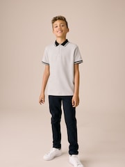 Navy Blue Premium Chino Trousers (3-16yrs) - Image 2 of 8