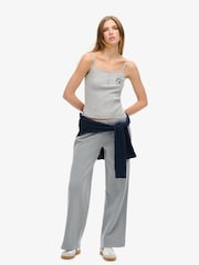 Superdry Grey Athletic Essentials Graphic Button Cami - Image 3 of 4