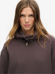 Superdry Brown Tattoo Rhinestone Hoodie Dress - Image 3 of 3