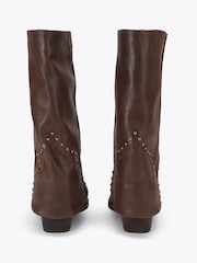 Steve Madden Brown Saddle Western Boots - Image 3 of 4