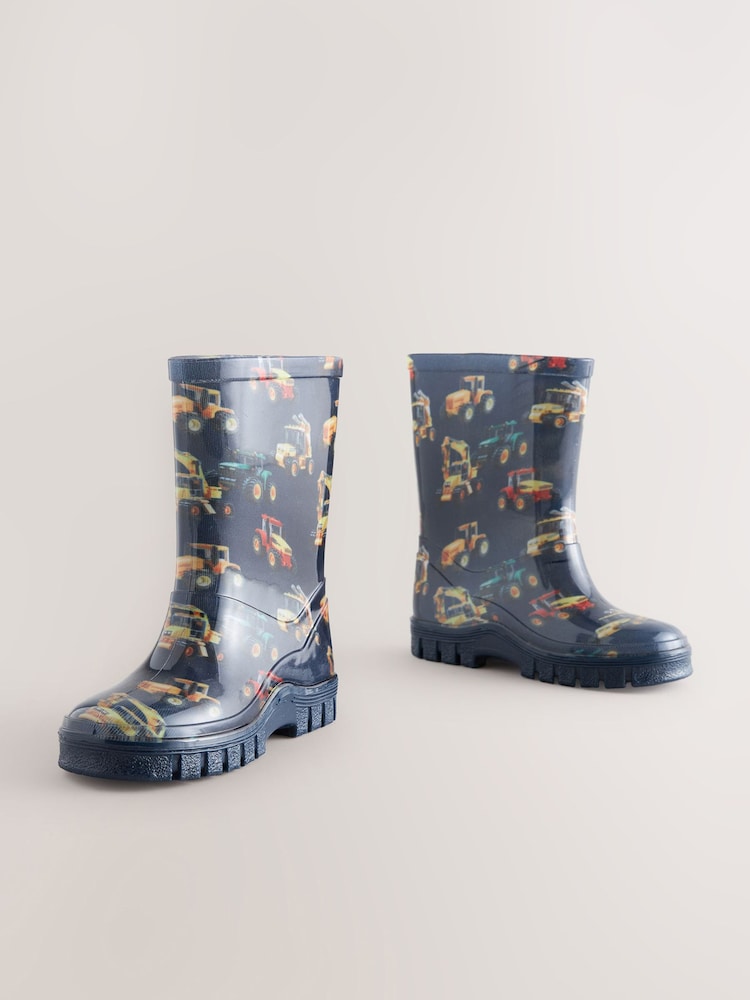 Navy Digger Wellies - Image 1 of 5