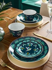 12 Piece Navy Dark Opulence Dinner Set - Image 1 of 5