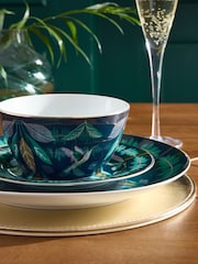 12 Piece Navy Dark Opulence Dinner Set - Image 3 of 5